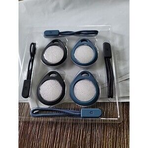 4-Unbreakable Portable Case for AirTags Tracker, TPU Protective Case Cover